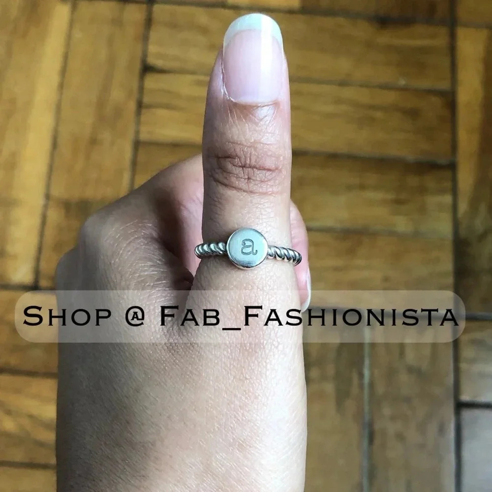 James Avery Retired Initial Ring A - image 2